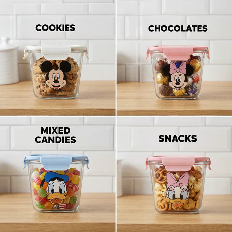 Mickey & Friends Storage Jars (1 Free Gift )