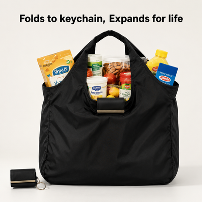 Foldable Keychain Storage Tote Bag