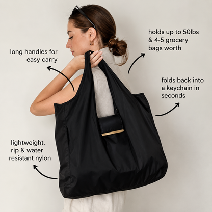 Foldable Keychain Storage Tote Bag