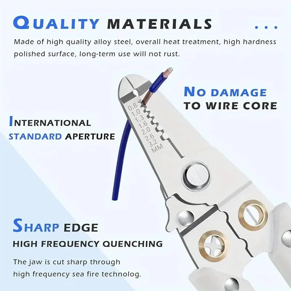Multi-Function Electrician Wire Stripper