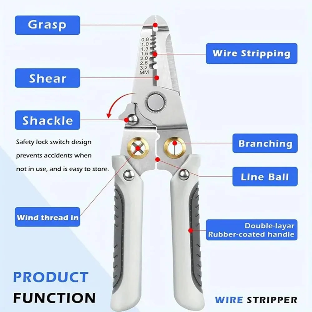 Multi-Function Electrician Wire Stripper
