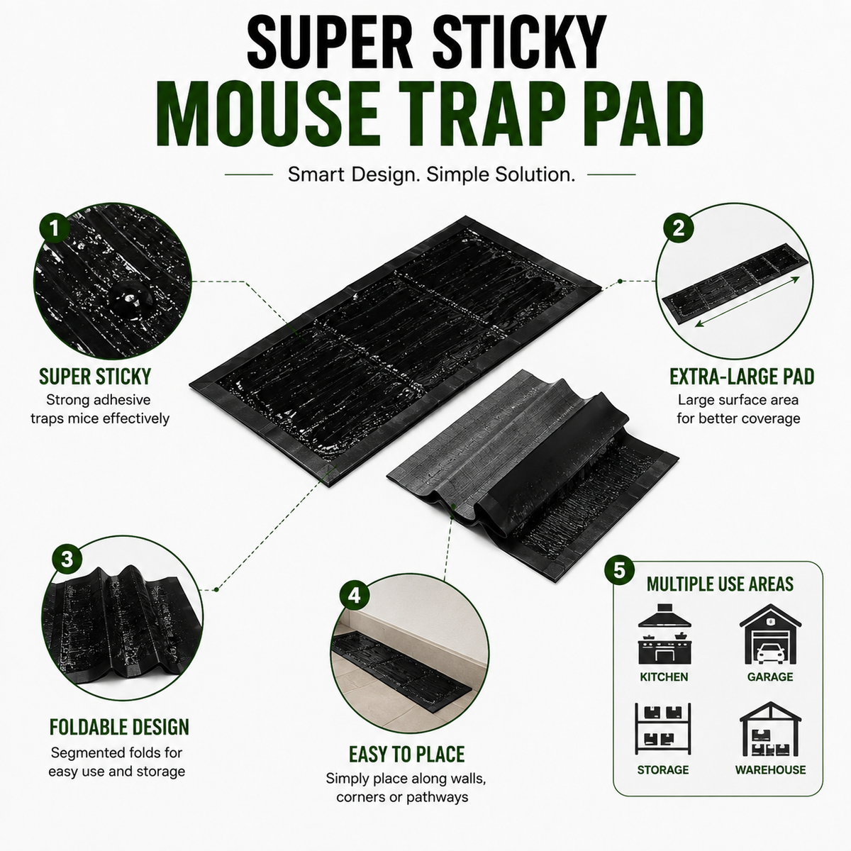 Super Sticky Mouse Trap Pad