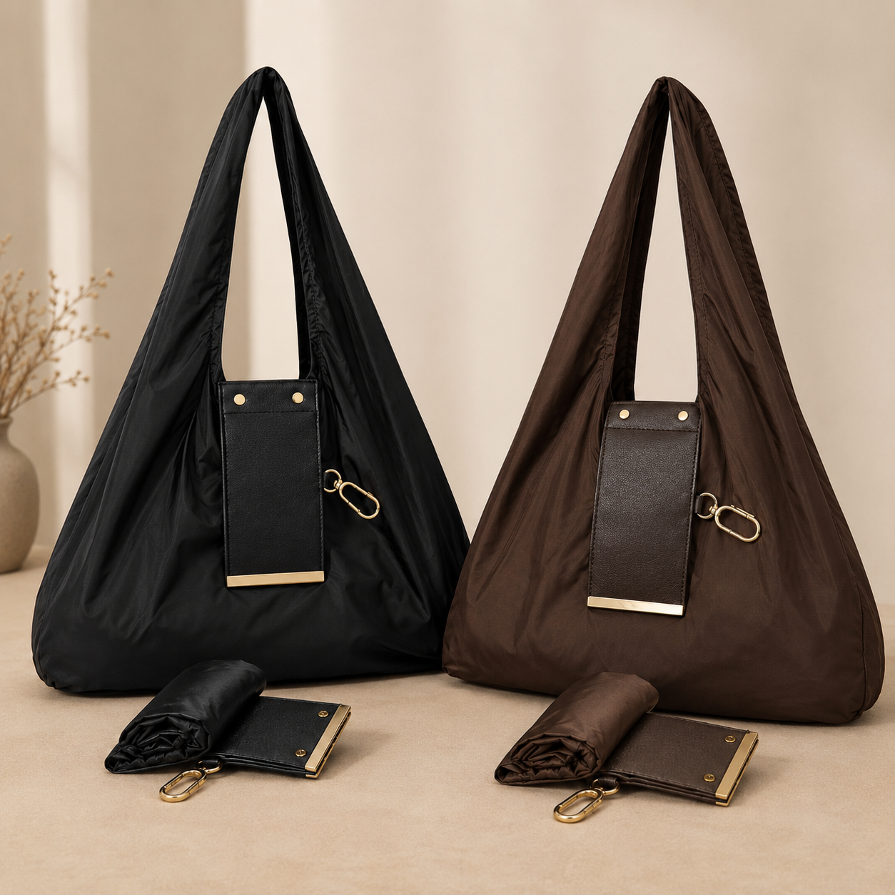 Foldable Keychain Storage Tote Bag