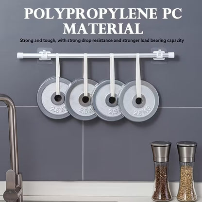 Drill-Free Curtain & Towel Rod Holder