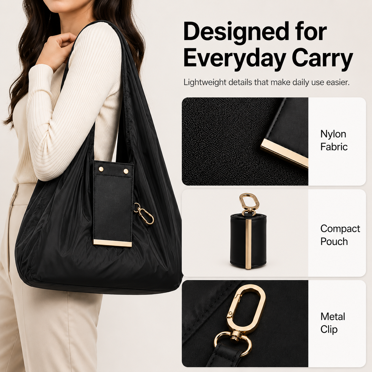 Foldable Keychain Storage Tote Bag