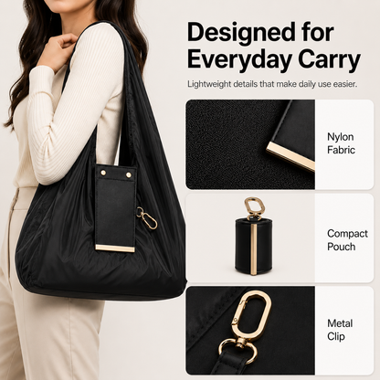 Foldable Keychain Storage Tote Bag