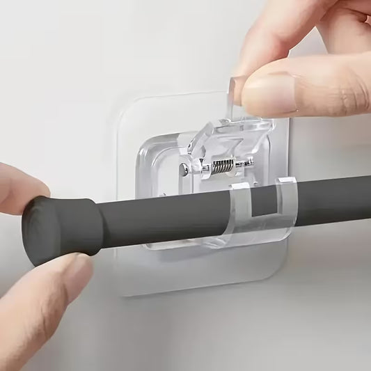 Drill-Free Curtain & Towel Rod Holder