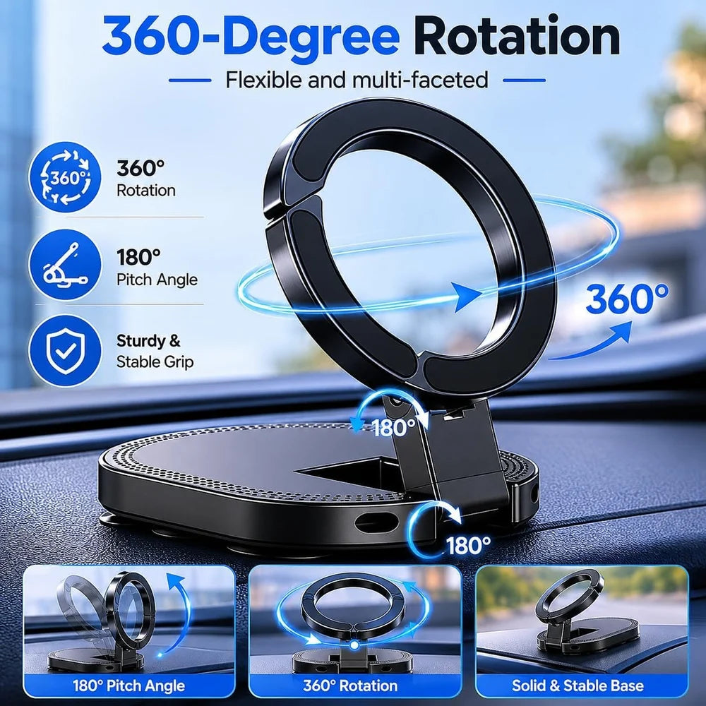 3 in 1 Magnetic Rotatable Vacuum Phone Mount