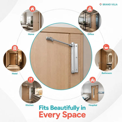 Universal Automatic Door Closer for Home & Office