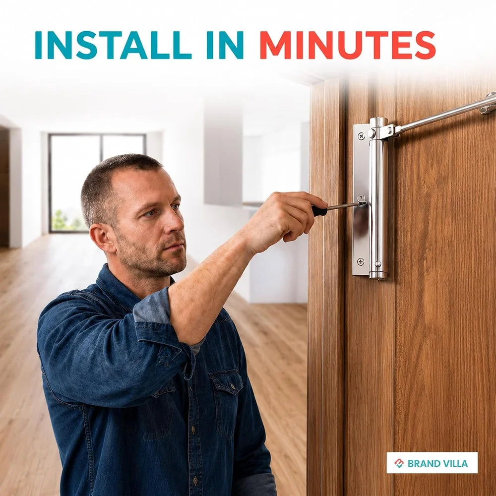 Universal Automatic Door Closer for Home & Office