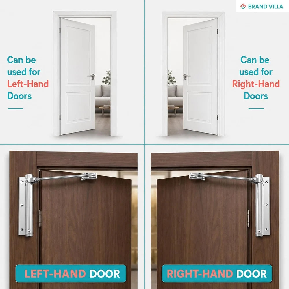 Universal Automatic Door Closer for Home & Office